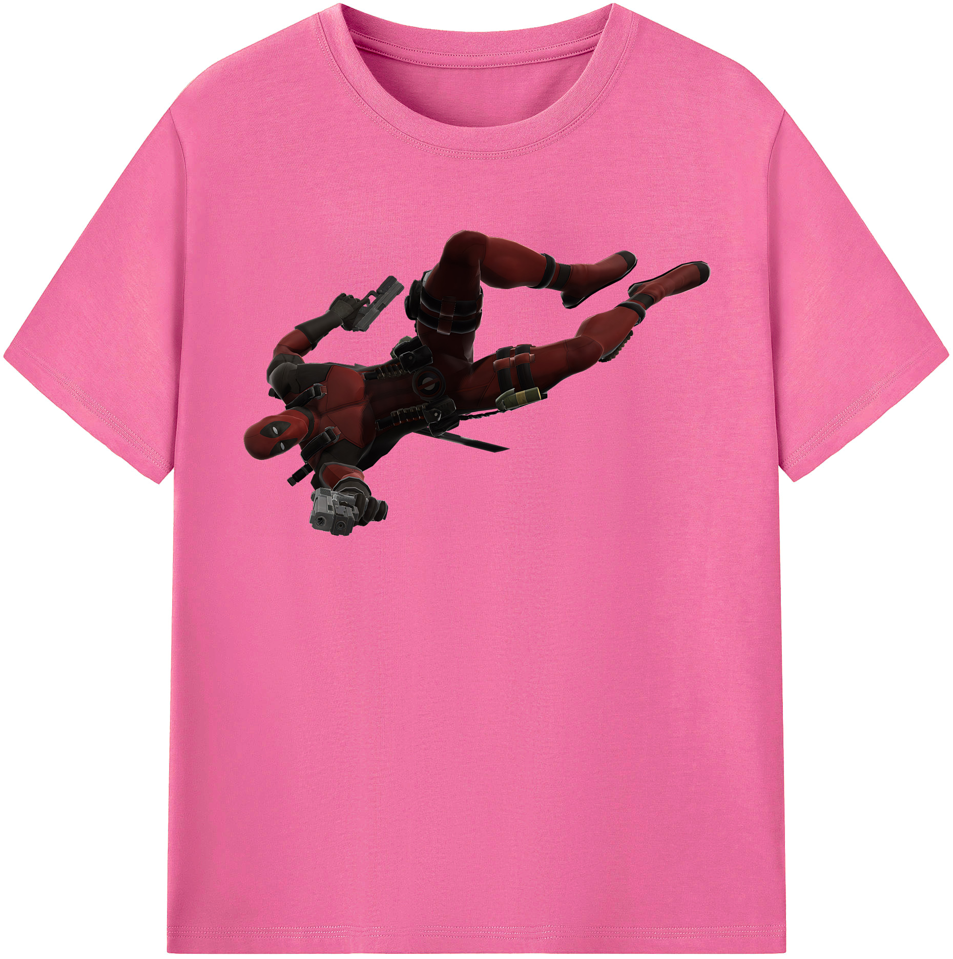 （画像用） Deadpool デッドプール レディースカジュアルプリントTシャツ（綿100％）